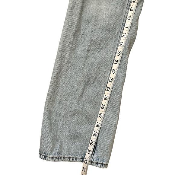 Topshop Light Wash Straight High Waisted jeans size 26 - Picture 5 of 7